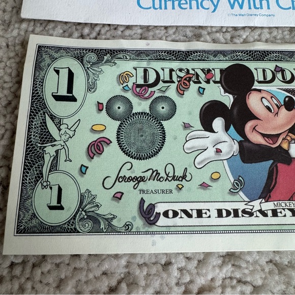 Disney 2000 $1 Dollar with Mickey Mouse - Picture 2 of 7